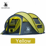 HUILINGYANG Tent Quick Open Automatic Camping Tent 3-4 Persons Outdoor Large Spaces Windproof Camping Picnic Family Tent