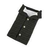 Newborn Baby Winter Warm Sleeping Bags Infant Button Knit Swaddle Wrap Swaddling Stroller Wrap Toddler Blanket Sleeping Bags