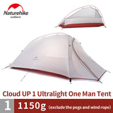 Naturehike Cloud Up Series 1 2 3 Person Camping Tent Outdoor Ultralight Camp Equipment Gear