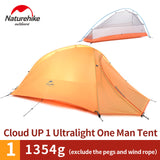 Naturehike Cloud Up Series 1 2 3 Person Camping Tent Outdoor Ultralight Camp Equipment Gear