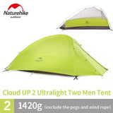 Naturehike Cloud Up Series 1 2 3 Person Camping Tent Outdoor Ultralight Camp Equipment Gear
