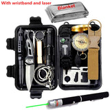 Survival kit set military outdoor travel