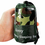 Outdoor Camping Sleeping Bag Outdoor Emergency Sleeping Bag  Storage Bags High Quality Camping Travel Hiking Saving Bags