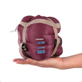 LIXADA 190 * 75cm Outdoor Envelope Sleeping Bag Camping Travel Hiking Ultra-light Sleeping Bag Travel Bag Hiking LW180 680g