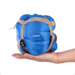 LIXADA 190 * 75cm Outdoor Envelope Sleeping Bag Camping Travel Hiking Ultra-light Sleeping Bag Travel Bag Hiking LW180 680g